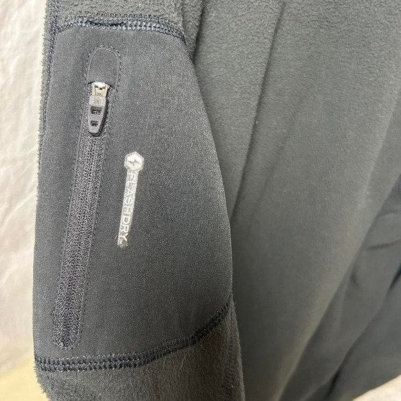 The North Face FlashDry Mens Large Black‎  1/4 Zip Pullover Hiking Activewear - Picture 3 of 5